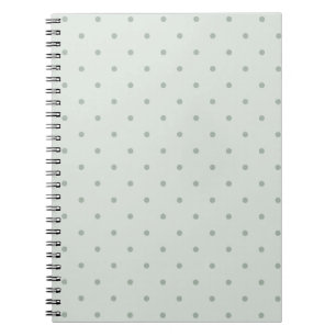 Mint Green Dots Notebook