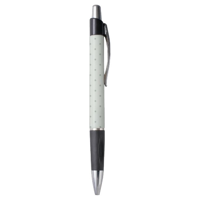 Mint Green Dots Pen (Bottom (Vertical))