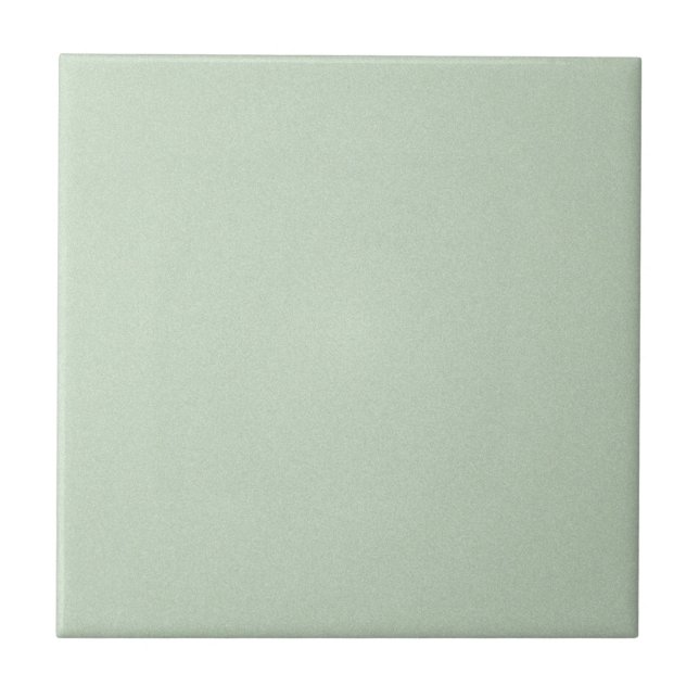 Mint Green Elegant Pattern. Fashion Colour Trend Tile (Front)
