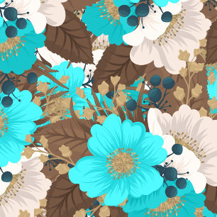 Mint Green Flower Throw Pillow