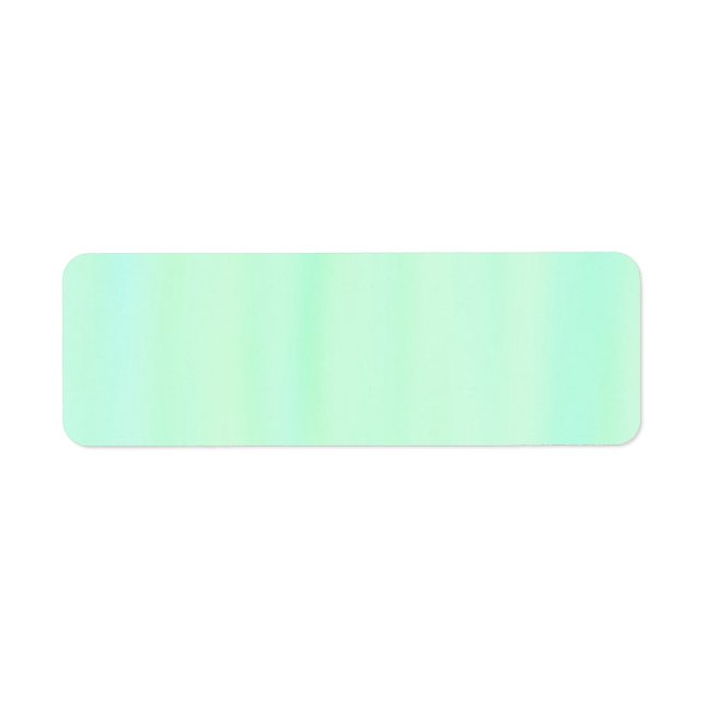 Mint Green for Your Personalized Address Labels  (Front)