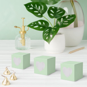 Mint Green Heart Treat Box for Special Moments