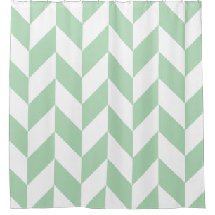 Mint Green Herringbone Pattern