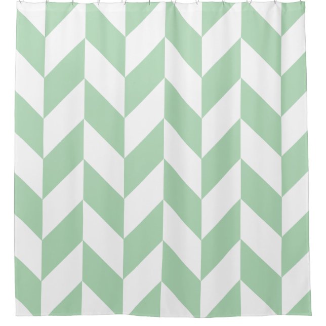 Mint Green Herringbone Pattern (Front)