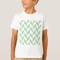 Mint Green Herringbone Pattern
