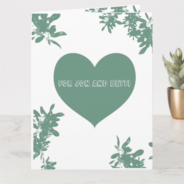 Mint Green Ivy Card (Small Plant)
