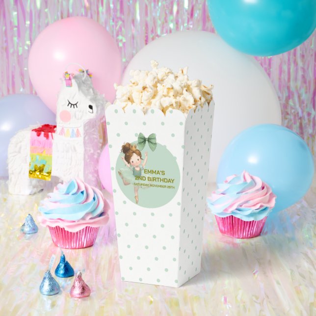 Mint Green Little Princess Ball Favour Box (Party)