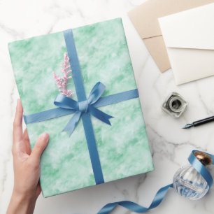 Mint Green Marble  Wrapping Paper