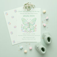 Mint Green Marshmallow Butterfly Baby Shower