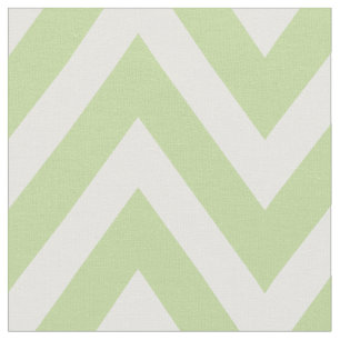 Mint Green Modern Chevron Large Scale Fabric