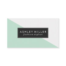 Mint Green Modern Colour Block