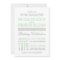 Mint Green Modern Typography Wedding Invitation