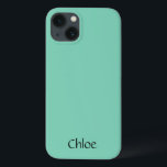 Mint Green Monogram Samsung Galaxy Note 4 case<br><div class="desc">This mint green monogram Samsung Galaxy Note 4 case can be custom made with your own name and design and is a great way to protect your phone. The Case-Mate Barely There Samsung Galaxy Note 4 Case is an impact resistant plastic case that protects the back and sides of your...</div>