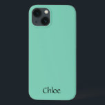 Mint Green Monogram Samsung Galaxy Note 4 case<br><div class="desc">This mint green monogram Samsung Galaxy Note 4 case can be custom made with your own name and design and is a great way to protect your phone. The Case-Mate Barely There Samsung Galaxy Note 4 Case is an impact resistant plastic case that protects the back and sides of your...</div>