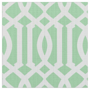 Mint Green Moroccan Pattern   Fabric