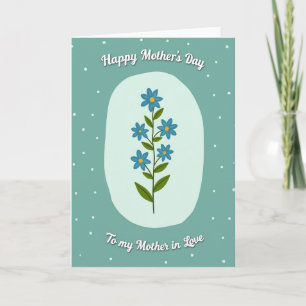 Mint Green Mothers Love Card
