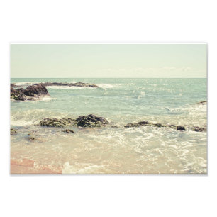 Mint Green Ocean Pastel Beach Photographie