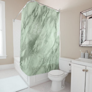 Mint Green Olive Salvia Marble Abstract Stone Lux