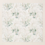 Mint Green Pastel Floral Greenery Pattern Scarf<br><div class="desc">Check out this design featuring a mint green floral pattern.</div>