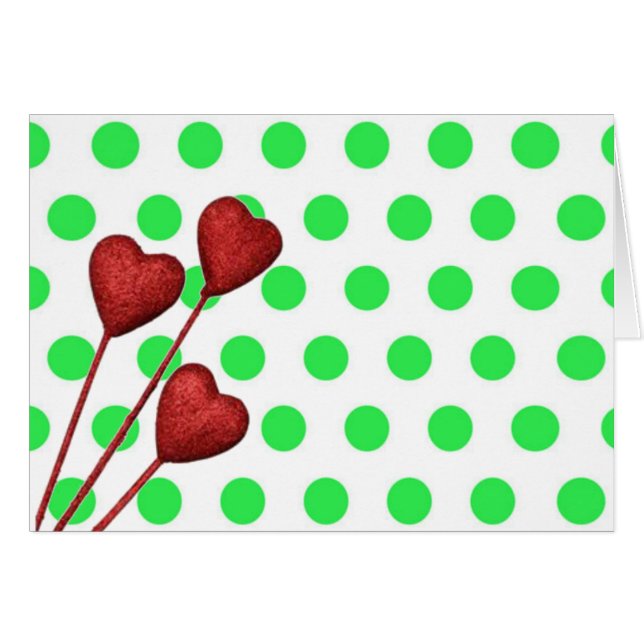 Mint Green Polka Dots (Devant horizontal)