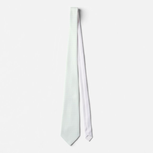 Mint Green Polka Dots Tie (Front)