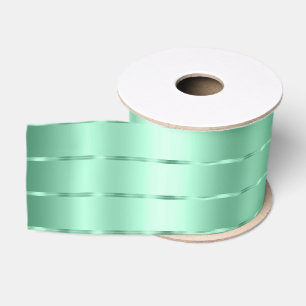 Mint Green Ribbon Bow Bridal Shower Grosgrain Ribbon