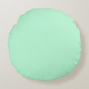 Mint Green Round Pillow