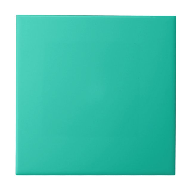 Mint Green Solid Color Tile (Front)