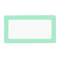 Mint green solid colour border blank