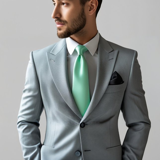 mint green - solid colour  tie (Creator Uploaded)
