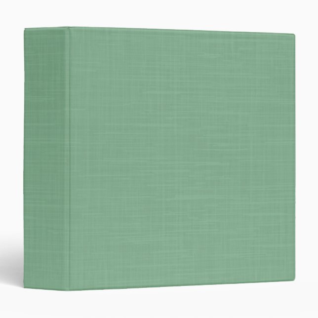 Mint green solid textured binder (Front/Spine)