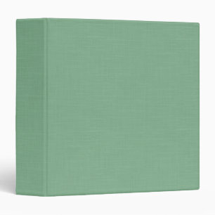 Mint green solid textured  binder