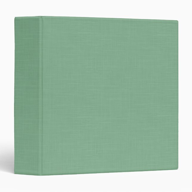 Mint green solid textured  binder (Front/Spine)