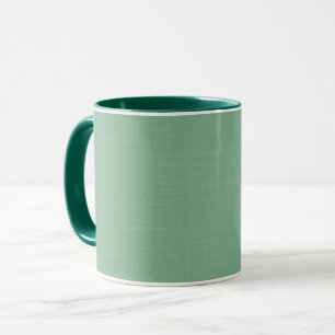 Mint green solid textured  mug