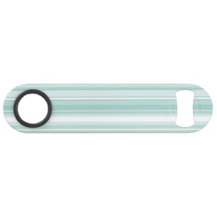 Mint green stripes speed bottle opener