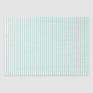 Mint Green Stripes Tissue Paper