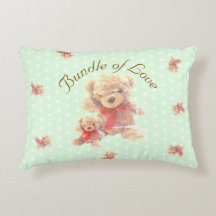 Mint Green Vintage Teddy Bear Nursery