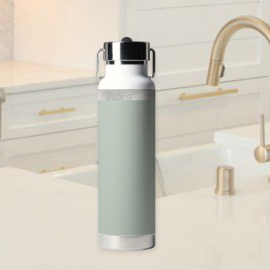 Mint green water bottle