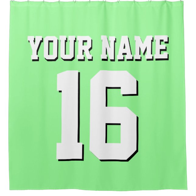Mint Green White Sports Jersey Team Jersey (Front)