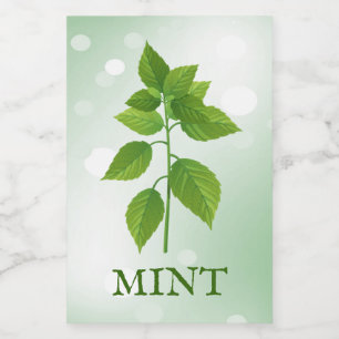 Mint Herbs Label