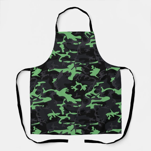 Mint Highlights Camo Apron (Front)
