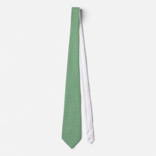 Mint Houndstooth Tie