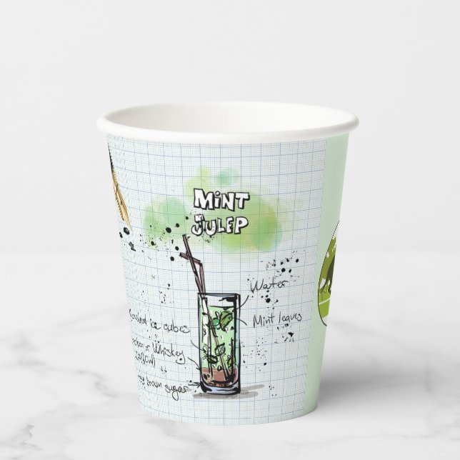 MINT JULEP DERBY PARTY PAPER CUP (Front)