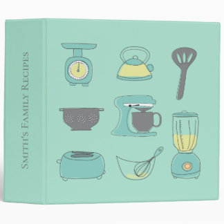 Mint Kitchen Recipe Personalized Cook Cooking Binder