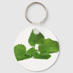 Mint Leaf Keychain