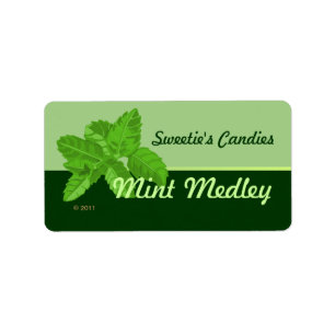 Mint Leaf Labels