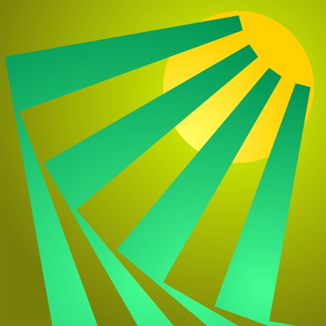 Mint Leafs Over Honey Melon Floating in Chartreuse Throw Pillow (Creator Uploaded)