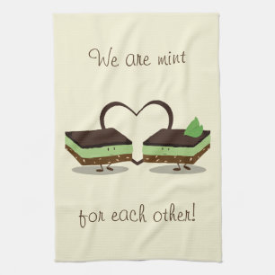 Mint Love Nanaimo Bars   Kitchen Towel
