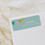 Mint Magic Show Return Address Labels<br><div class="desc">Top off your show-stopping theme with beautiful return address labels. This playful Magic Show design features hand-drawn illustrations full of fun and eye-catching magic against a rich mint background! Customize with your own details and round out the party with the full Magic Show party supply suite.</div>