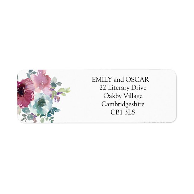 Mint & Mauve floral Wedding (Front)